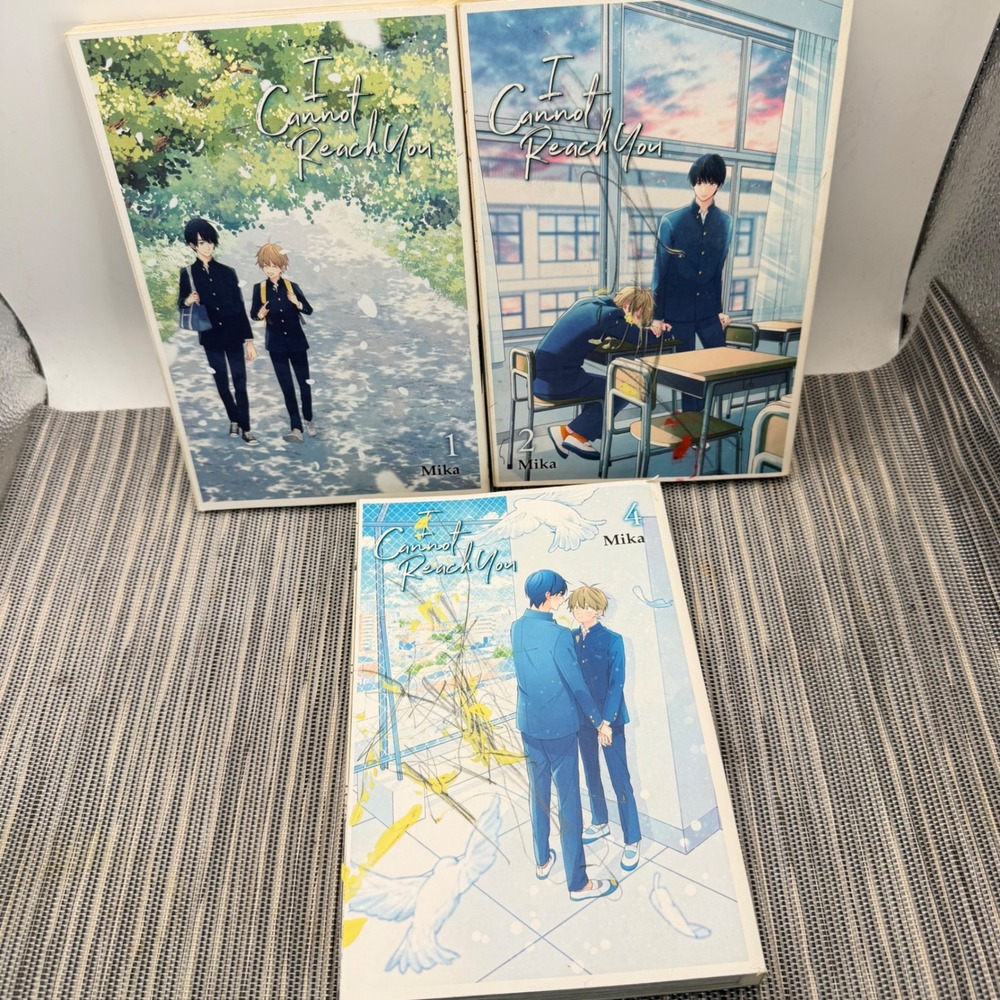 I Cannot Reach You Manga Mika Vol 1 2 4 Yen Press English BL Romance Set Fair